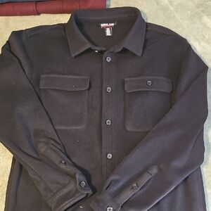 Kirkland Signature Men's Dark Gray Shirt Jacket